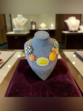 Banana Republic NWT Luxury Vintage Party Classic RARE Chunky Statement Necklace